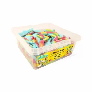 Crazy Candy Factory Psycho Mice 5p Tub