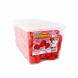 Crazy Candy Factory Strawberry Marshmallows 5p Tub