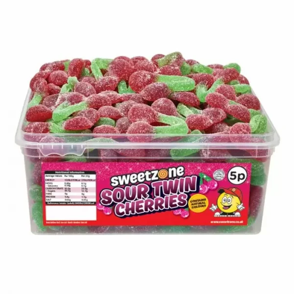 Sweetzone Sour Twin Cherries 5p Tub 960g