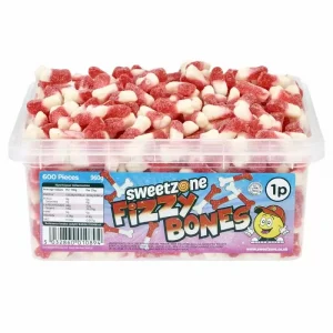 Sweetzone Fizzy Bones 1p Tub