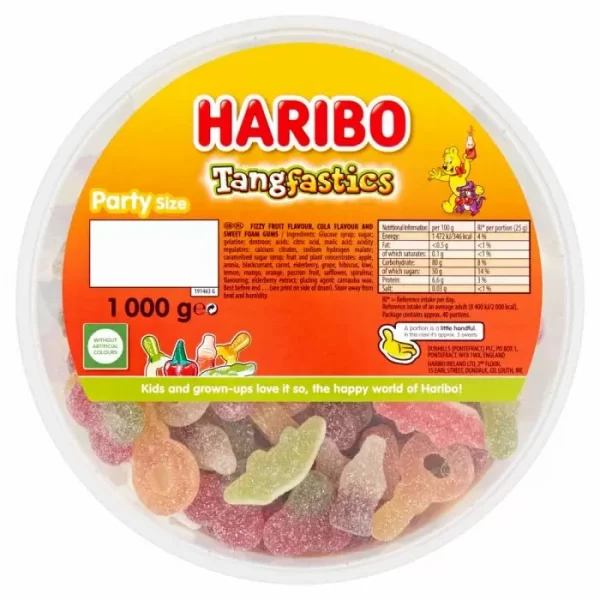 Haribo Tangfastics Sweet Tub 1kg
