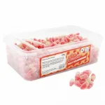 Crazy Candy Factory Sweetshop Fizzy Strawberries 1p Tub