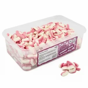 Crazy Candy Factory Sweetshop Gummy Teeth 1p Tub