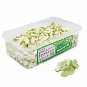 Crazy Candy Factory Sweetshop Mini Frogs 1p Tub