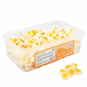 Crazy Candy Factory Sweetshop Mini Fried Eggs 1p Tub