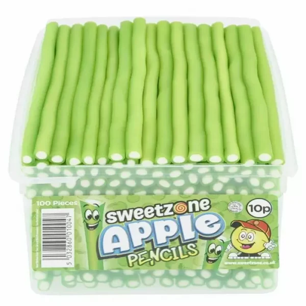 Sweetzone Apple Pencils 10p Tub