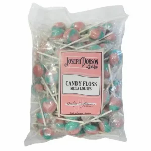 Dobsons Wrapped Candy Floss Mega Lollies 1.9kg
