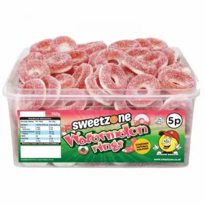 Sweetzone Watermelon Rings 5p Tub