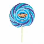 Candy Pops Blue Raspberry Large Wheel Lollies 75g