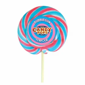 Candy Pops Traditional Bubblegum Wheel Lollipops 75g