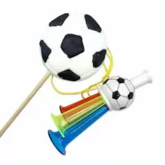 Football Lollipop With Whistle 85g