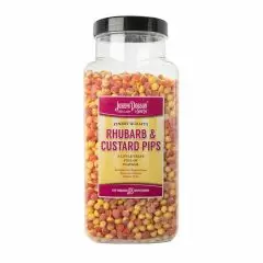Dobsons Rhubarb & Custard Pips Jar 2.72kg