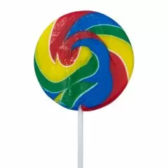 Crazy Candy Factory Rainbow Swirl Lollipops 55g