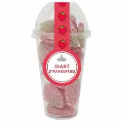 Bonds Giant Fizzy Strawberries Shaker Cup 250g