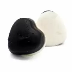Ravazzi Black Gummy Hearts 1kg