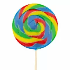 Crazy Candy Factory Rainbow Swirl Lollipops 125g