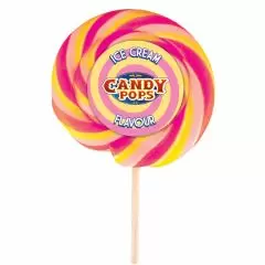 Candy Pops Large Ice Cream Wheel Lollies 75g